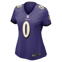 Roquan Smith Baltimore Ravens Women's Team Game Jersey - Purple Jerseys