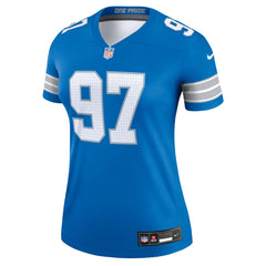 Aidan Hutchinson Detroit Lions Women's Legend Player Performance Top - Blue Tops