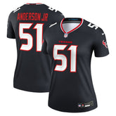 Will Anderson Jr. Houston Texans Women's Legend Player Performance Top - Navy Tops