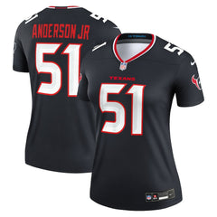 Will Anderson Jr. Houston Texans Women's Legend Player Performance Top - Navy Tops