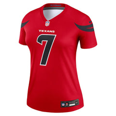 C.J. Stroud Houston Texans Women's Alternate Legend Player Performance Top - Red Tops