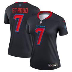 C.J. Stroud Houston Texans Women's Alternate Legend Player Performance Top - Navy Tops