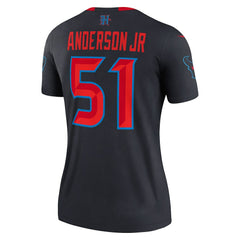 Will Anderson Jr. Houston Texans Women's Alternate Legend Player Performance Top - Navy Tops