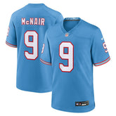 Steve McNair Tennessee Titans Retired Player Alternate Game Jersey - Light Blue Jerseys