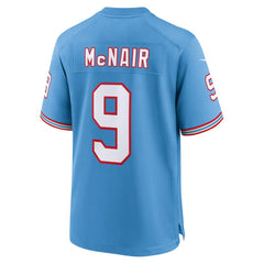 Steve McNair Tennessee Titans Retired Player Alternate Game Jersey - Light Blue Jerseys