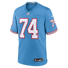 Bruce Matthews Tennessee Titans Retired Player Alternate Game Jersey - Light Blue Jerseys