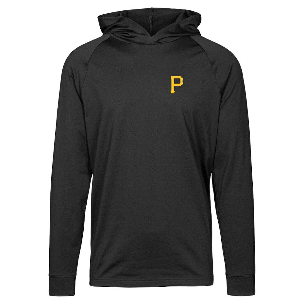 Pittsburgh Pirates Levelwear Dimension Insignia 2.0 Pullover Hoodie - Black Hoodies