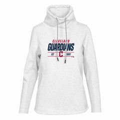 Cleveland Guardians Levelwear Women's Verve Loop Pullover Sweatshirt - White Pullover