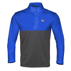 Toronto Blue Jays Levelwear Pursue Insignia 2.0 Quarter-Zip Pullover Top - Royal/Charcoal Pullover