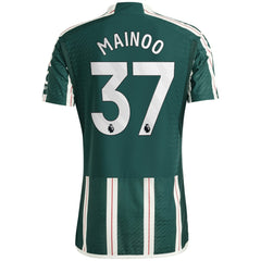 Kobbie Mainoo Manchester United 2023/24 Away Player Jersey Green - Adidas sale
