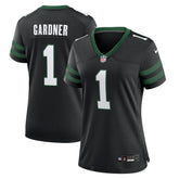 Ahmad Sauce Gardner New York Jets Women's Alternate Game Jersey - Legacy Black Jerseys