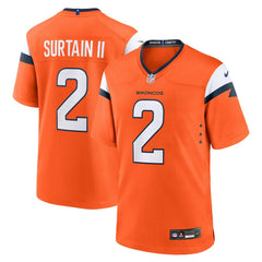 Patrick Surtain II Denver Broncos Mile High Collection Game Jersey - Orange Jerseys