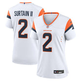 Patrick Surtain II Denver Broncos Women's Mile High Collection Game Jersey - White Jerseys