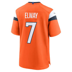 John Elway Denver Broncos Mile High Collection Retired Player Game Jersey - Orange Jerseys