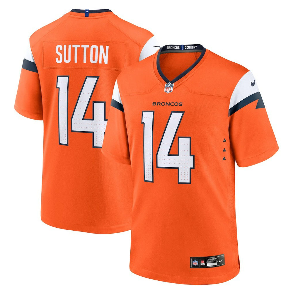 Courtland Sutton Denver Broncos Mile High Collection Game Jersey - Orange Jerseys