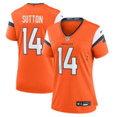Courtland Sutton Denver Broncos Women's Mile High Collection Game Jersey - Orange Jerseys