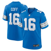 Jared Goff Detroit Lions Game Jersey - Blue Jerseys