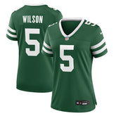 Garrett Wilson New York Jets Women's Game Jersey - Legacy Green Jerseys