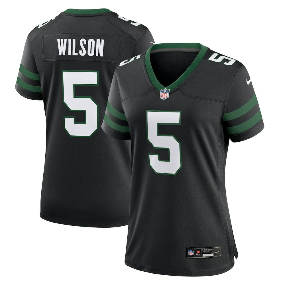 Garrett Wilson New York Jets Women's Alternate Game Jersey - Legacy Black Jerseys
