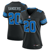 Barry Sanders Detroit Lions Women's 2nd Alternate Retired Player Game Jersey - Black Jerseys