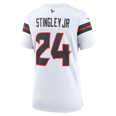 Derek Stingley Jr. Houston Texans Women's Game Jersey - White Jerseys
