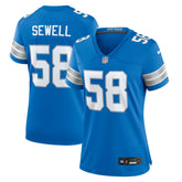 Penei Sewell Detroit Lions Women's Game Jersey - Blue Jerseys