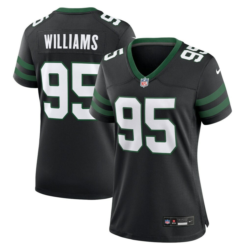 Quinnen Williams New York Jets Women's Alternate Game Jersey - Legacy Black Jerseys