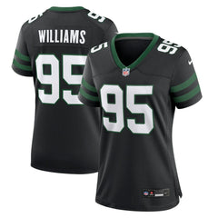 Quinnen Williams New York Jets Women's Alternate Game Jersey - Legacy Black Jerseys
