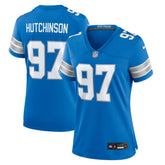 Aidan Hutchinson Detroit Lions Women's Game Jersey - Blue Jerseys