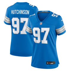 Aidan Hutchinson Detroit Lions Women's Game Jersey - Blue Jerseys