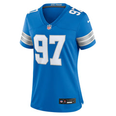 Aidan Hutchinson Detroit Lions Women's Game Jersey - Blue Jerseys