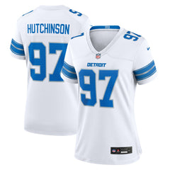 Aidan Hutchinson Detroit Lions Women's Game Jersey - White Jerseys