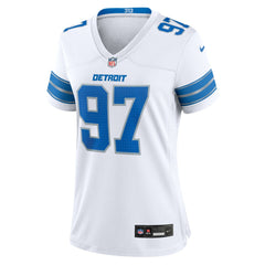 Aidan Hutchinson Detroit Lions Women's Game Jersey - White Jerseys