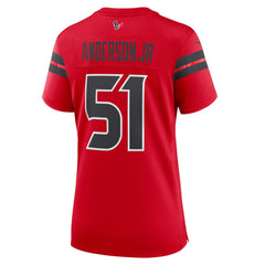 Will Anderson Jr. Houston Texans Women's Alternate Game Jersey - Red Jerseys