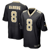 Archie Manning New Orleans Saints Retired Player Game Jersey - Black Jerseys