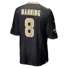 Archie Manning New Orleans Saints Retired Player Game Jersey - Black Jerseys