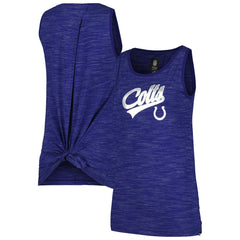 Indianapolis Colts New Era Women's Space Dye Active Tank Top - Royal Tops