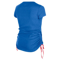 New York Giants New Era Women's Ruched Side T-Shirt - Royal T-shirts