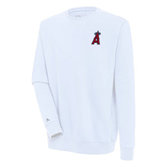 Los Angeles Angels Antigua Victory Pullover Sweatshirt - White Pullover