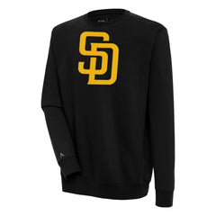 San Diego Padres Antigua Victory Pullover Sweatshirt - Black Pullover