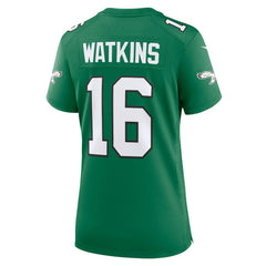 Quez Watkins Philadelphia Eagles Women's Alternate Game Jersey - Kelly Green Jerseys