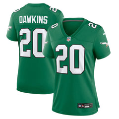 Brian Dawkins Philadelphia Eagles Women's Alternate Game Jersey - Kelly Green Jerseys