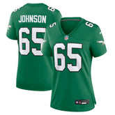 Lane Johnson Philadelphia Eagles Women's Alternate Game Jersey - Kelly Green Jerseys