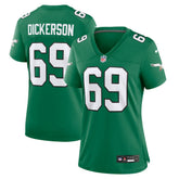 Landon Dickerson Philadelphia Eagles Women's Alternate Game Jersey - Kelly Green Jerseys
