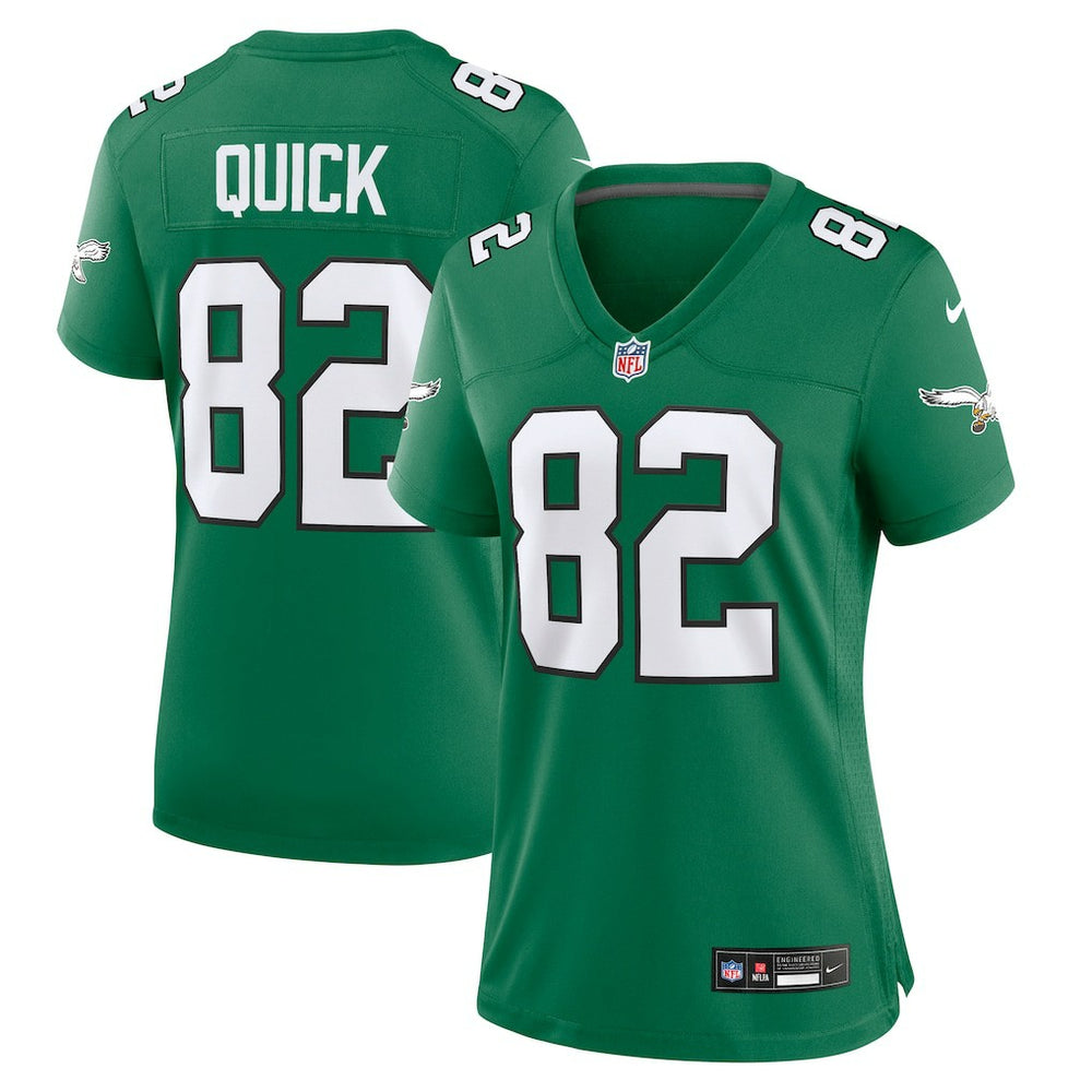 Mike Quick Philadelphia Eagles Women's Alternate Game Jersey - Kelly Green Jerseys