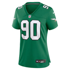 Mike Golic Philadelphia Eagles Women's Alternate Game Jersey - Kelly Green Jerseys