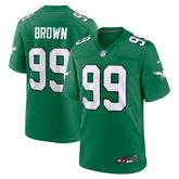 Jerome Brown Philadelphia Eagles Retired Player Alternate Game Jersey - Kelly Green Jerseys