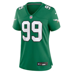 Jerome Brown Philadelphia Eagles Women's Alternate Game Jersey - Kelly Green Jerseys