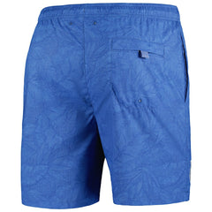 Indianapolis Colts Naples Layered Leaves Swim Trunks - Royal