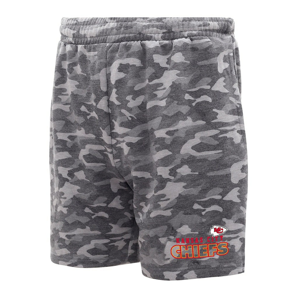 Kansas City Chiefs Concepts Sport Biscayne Camo Shorts - Charcoal Shorts